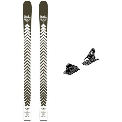 Black Crows - Pack Ski Sato - 179 + 11.0 Tp 100mm Black Anthracite - Ski - Publicité Black Crows - Pack Ski Sato - 179 + 11.0 Tp 100mm Black Anthracite - Ski - Publicité