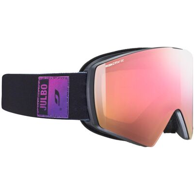 Julbo - Razor Edge Noir Violet Reactiv 2-3 Glare Control - Masque de Ski - Publicité Julbo - Razor Edge Noir Violet Reactiv 2-3 Glare Control - Masque de Ski - Publicité