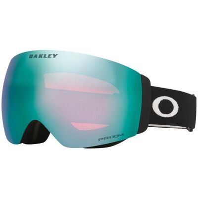 Oakley - Flight Deck Pro M Matte Black Prizm Sapphire Iridium + Prizm Iced Iridium - Masque de Ski - Publicité Oakley - Flight Deck Pro M Matte Black Prizm Sapphire Iridium + Prizm Iced Iridium - Masque de Ski - Publicité