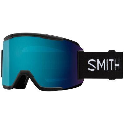 Smith - Squad Black Chromapop Sun Blue Mirror + Yellow - Masque de Ski - Publicité Smith - Squad Black Chromapop Sun Blue Mirror + Yellow - Masque de Ski - Publicité