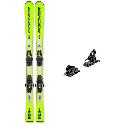 Fischer - Pack Ski Rc4 Pro Jrs - 160 + Fs7 Gw Ca Jrs Br.78 Solid Black Yellow - Ski - Publicité Fischer - Pack Ski Rc4 Pro Jrs - 160 + Fs7 Gw Ca Jrs Br.78 Solid Black Yellow - Ski - Publicité