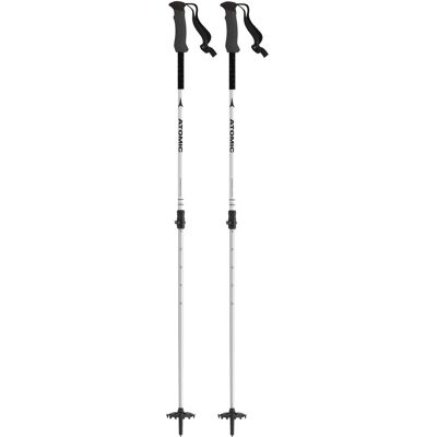Atomic - Bct Touring (110-135cm) White Silver - Bâton - Publicité Atomic - Bct Touring (110-135cm) White Silver - Bâton - Publicité