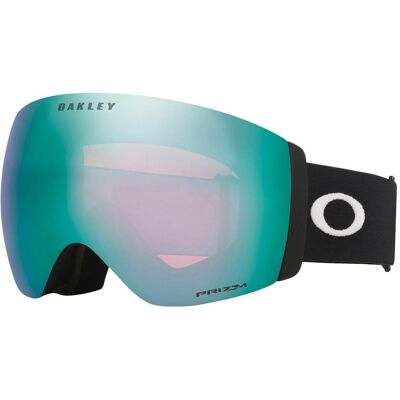 Oakley - Flight Deck Pro L Matte Black Prizm Sapphire Iridium + Prizm Iced Iridium - Masque de Ski - Publicité Oakley - Flight Deck Pro L Matte Black Prizm Sapphire Iridium + Prizm Iced Iridium - Masque de Ski - Publicité
