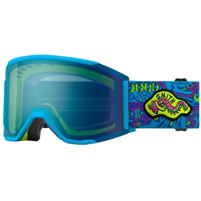 Smith - Squad Mag Killer Acid Artist Series Chromapop Everyday Blue Mirror + Chromapop Storm Yellow Flash - Masque de Ski - Publicité Smith - Squad Mag Killer Acid Artist Series Chromapop Everyday Blue Mirror + Chromapop Storm Yellow Flash - Masque de Ski - Publicité