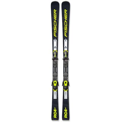 Fischer - Pack Ski Rc4 St Lyt Pr - 163 + Rc4 Z11 Gw Pr Br.78 Solid Black Flash Yellow - Ski - Publicité Fischer - Pack Ski Rc4 St Lyt Pr - 163 + Rc4 Z11 Gw Pr Br.78 Solid Black Flash Yellow - Ski - Publicité