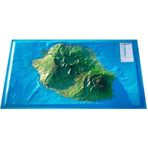 3DMAP - La Réunion - Carte 3D - Publicité 3DMAP - La Réunion - Carte 3D - Publicité