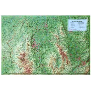 3DMAP - Le Puy De Dôme - Carte 3D - Publicité 3DMAP - Le Puy De Dôme - Carte 3D - Publicité