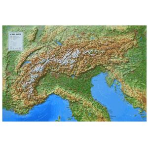 3DMAP - Massif De L'arc Alpin - Carte 3D - Publicité 3DMAP - Massif De L'arc Alpin - Carte 3D - Publicité