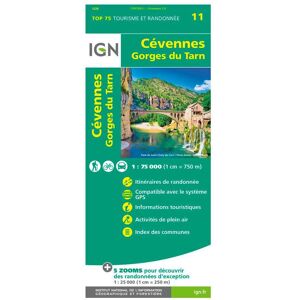 IGN - Cevennes Gorges du Tarn - Carte - Publicité IGN - Cevennes Gorges du Tarn - Carte - Publicité