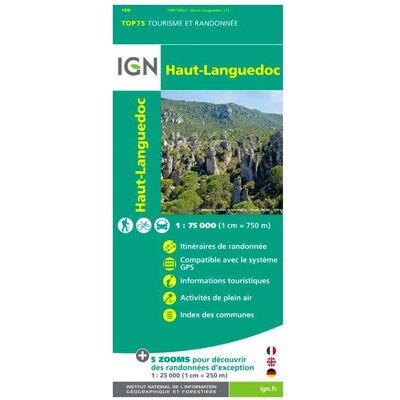 IGN - Haut-Languedoc - Carte - Publicité IGN - Haut-Languedoc - Carte - Publicité