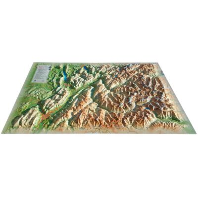3DMAP - La Savoie - Carte 3D - Publicité 3DMAP - La Savoie - Carte 3D - Publicité