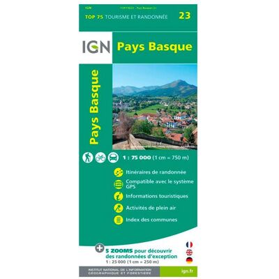 IGN - Pays Basque - Carte - Publicité IGN - Pays Basque - Carte - Publicité
