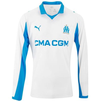 OLYMPIQUE DE MARSEILLE Maillot Manches Longues OM Domicile 25/26 Homme XL male - Publicité OLYMPIQUE DE MARSEILLE Maillot Manches Longues OM Domicile 25/26 Homme XL male - Publicité