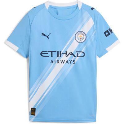 PUMA Maillot Manchester City Domicile 2025/2026 Junior 10 Ans unisex - Publicité PUMA Maillot Manchester City Domicile 2025/2026 Junior 10 Ans unisex - Publicité