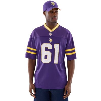 Maillot New Era NFL Minnesota Vikings Violet L male - Publicité Maillot New Era NFL Minnesota Vikings Violet L male - Publicité