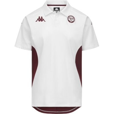 Polo Union Bordeaux Bègles Lifestyle Blanc 26/27 - Kappa L male - Publicité Polo Union Bordeaux Bègles Lifestyle Blanc 26/27 - Kappa L male - Publicité