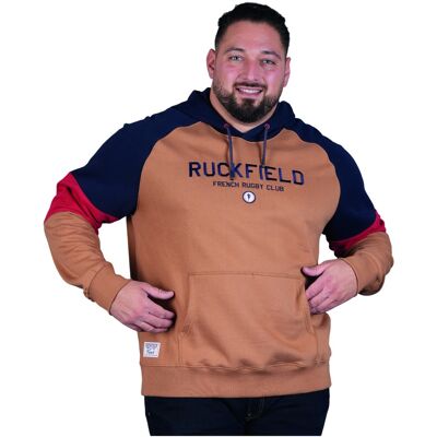 Sweat à Capuche French Rugby Club Beige - Ruckfield XL male - Publicité Sweat à Capuche French Rugby Club Beige - Ruckfield XL male - Publicité