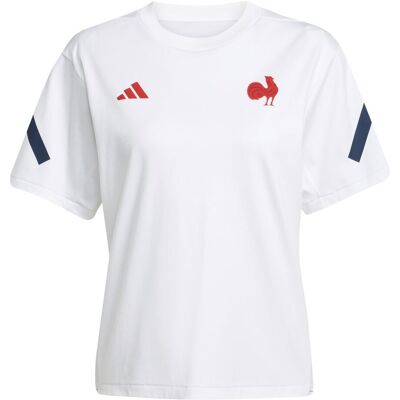 T-Shirt ADIDAS FFR Travel 25/26 Blanc Femme XXL female - Publicité T-Shirt ADIDAS FFR Travel 25/26 Blanc Femme XXL female - Publicité