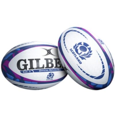 Ballon Rugby Écosse Taille 5 Gilbert Non renseigné male - Publicité Ballon Rugby Écosse Taille 5 Gilbert Non renseigné male - Publicité
