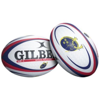 Ballon Rugby Réplica Munster Taille 5 Gilbert Non renseigné male - Publicité Ballon Rugby Réplica Munster Taille 5 Gilbert Non renseigné male - Publicité