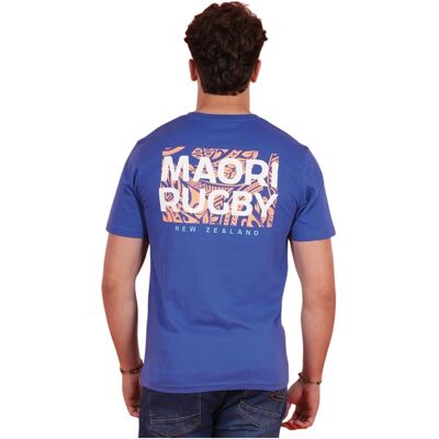 T-Shirt Maori Rugby Bleu - Ruckfield 4 Ans male - Publicité T-Shirt Maori Rugby Bleu - Ruckfield 4 Ans male - Publicité