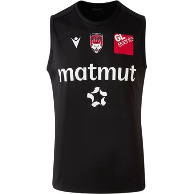 Débardeur LOU Rugby d'Entraînement 26/27 - Macron XXL male - Publicité Débardeur LOU Rugby d'Entraînement 26/27 - Macron XXL male - Publicité