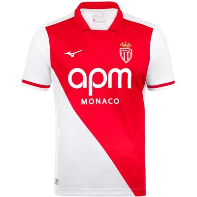 MIZUNO Maillot As Monaco Domicile 2026/2027 Junior 12 Ans unisex - Publicité MIZUNO Maillot As Monaco Domicile 2026/2027 Junior 12 Ans unisex - Publicité