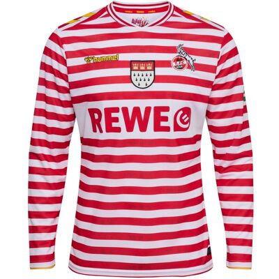 HUMMEL Maillot FC Cologne Carnaval Manches Longues 2025/2026 XL male - Publicité HUMMEL Maillot FC Cologne Carnaval Manches Longues 2025/2026 XL male - Publicité