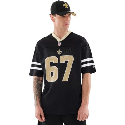 Maillot New Era NFL New Orleans Saints Black XL male - Publicité Maillot New Era NFL New Orleans Saints Black XL male - Publicité