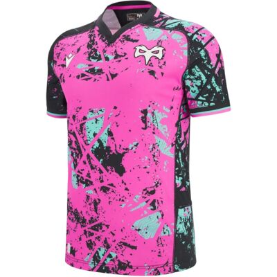 Maillot Ospreys Rugby Third 25/26 - Macron XXL male - Publicité Maillot Ospreys Rugby Third 25/26 - Macron XXL male - Publicité
