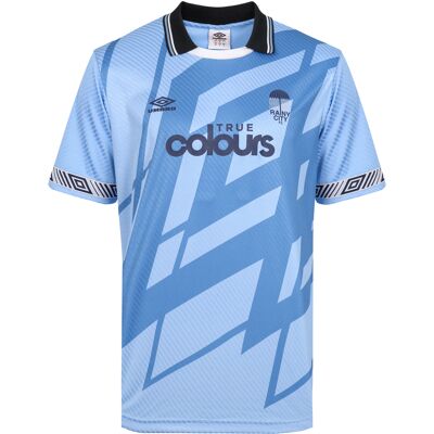 Maillot Umbro Taped Football Bleu L male - Publicité Maillot Umbro Taped Football Bleu L male - Publicité