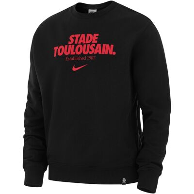 Sweat à Capuche Stade Toulousain Noir 25/26 - Nike L male - Publicité Sweat à Capuche Stade Toulousain Noir 25/26 - Nike L male - Publicité