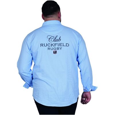 Chemise Le Club Bleu Ciel - Ruckfield XXXXL male - Publicité Chemise Le Club Bleu Ciel - Ruckfield XXXXL male - Publicité
