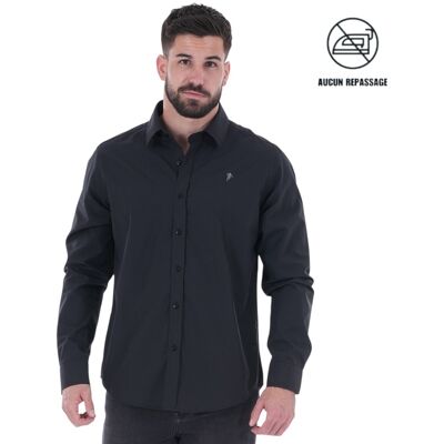Chemise Ruckfield Essentiel Sans Repassage Noir XXXXL male - Publicité Chemise Ruckfield Essentiel Sans Repassage Noir XXXXL male - Publicité