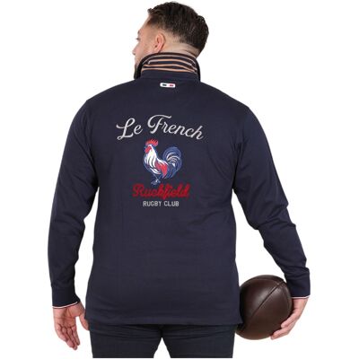 Polo Manches Longues French Rugby Club Bleu Marine - Ruckfield XL male - Publicité Polo Manches Longues French Rugby Club Bleu Marine - Ruckfield XL male - Publicité