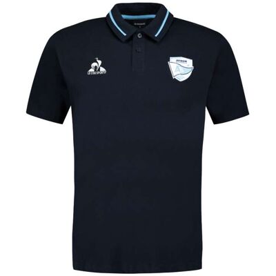 Polo Présentation Aviron Bayonnais Bleu Marine 25/26 Le Coq Sportif S male - Publicité Polo Présentation Aviron Bayonnais Bleu Marine 25/26 Le Coq Sportif S male - Publicité