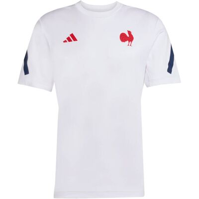 T-Shirt ADIDAS FFR Travel 25/26 Blanc Homme XS male - Publicité T-Shirt ADIDAS FFR Travel 25/26 Blanc Homme XS male - Publicité