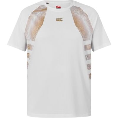 T-Shirt d'Entraînement Tempo+ Blanc - Canterbury XL male - Publicité T-Shirt d'Entraînement Tempo+ Blanc - Canterbury XL male - Publicité