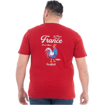 T-Shirt French Rugby Club Rouge - Ruckfield L male - Publicité T-Shirt French Rugby Club Rouge - Ruckfield L male - Publicité