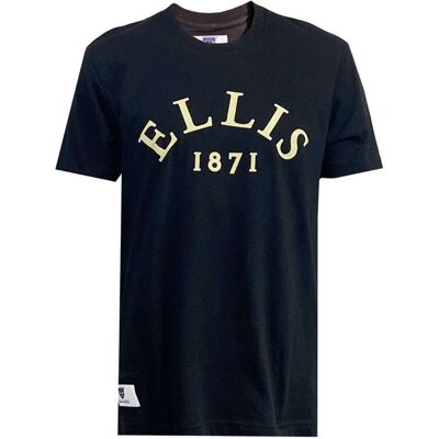 T-shirt Noir Ellis Rugby 1871 S male - Publicité T-shirt Noir Ellis Rugby 1871 S male - Publicité