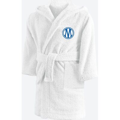 OLYMPIQUE DE MARSEILLE Peignoir OM Junior Blanc 10 / 12 ans unisex - Publicité OLYMPIQUE DE MARSEILLE Peignoir OM Junior Blanc 10 / 12 ans unisex - Publicité