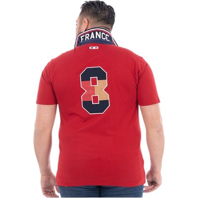 Polo French Rugby Club Rouge - Ruckfield XXL male - Publicité Polo French Rugby Club Rouge - Ruckfield XXL male - Publicité