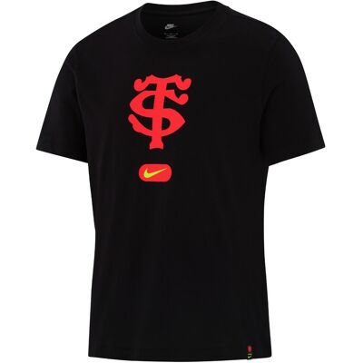 T-Shirt Stade Toulousain Europe Noir 25/26 - Nike S male - Publicité T-Shirt Stade Toulousain Europe Noir 25/26 - Nike S male - Publicité