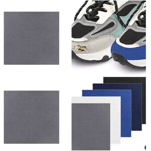 INF Pack de 2 patchs de réparation autocollants pour la réparation des chaussures Gris foncé - Publicité INF Pack de 2 patchs de réparation autocollants pour la réparation des chaussures Gris foncé - Publicité
