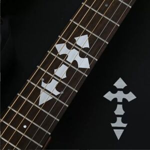 INF Autocollants d'incrustation de guitare - Marqueurs de touche pour guitares Modèle 10 - Publicité INF Autocollants d'incrustation de guitare - Marqueurs de touche pour guitares Modèle 10 - Publicité