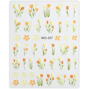 INF Autocollants d'ongles 3D Tulipe Modèle 3 - Publicité INF Autocollants d'ongles 3D Tulipe Modèle 3 - Publicité
