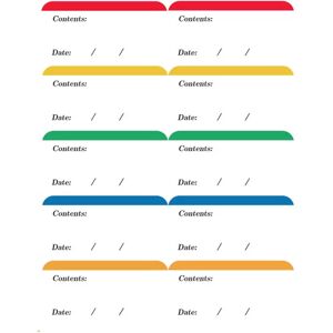INF Étiquettes de Date Colorées (20 Pièces) - HMRQ2 - Publicité INF Étiquettes de Date Colorées (20 Pièces) - HMRQ2 - Publicité