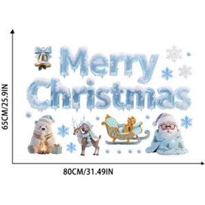 INF Autocollants de Noël Festifs pour Fenêtres - Décalcomanies en PVC Auto-Adhésives pour Décorations de Fêtes - Publicité INF Autocollants de Noël Festifs pour Fenêtres - Décalcomanies en PVC Auto-Adhésives pour Décorations de Fêtes - Publicité