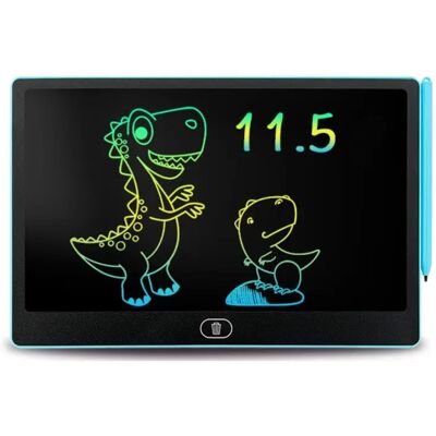 INF Tablette d'écriture LCD horizontale 11.5 inch – Écran respectueux des yeux, effaçable avec emplacement pour stylet intégré Bleu - Publicité INF Tablette d'écriture LCD horizontale 11.5 inch – Écran respectueux des yeux, effaçable avec emplacement pour stylet intégré Bleu - Publicité