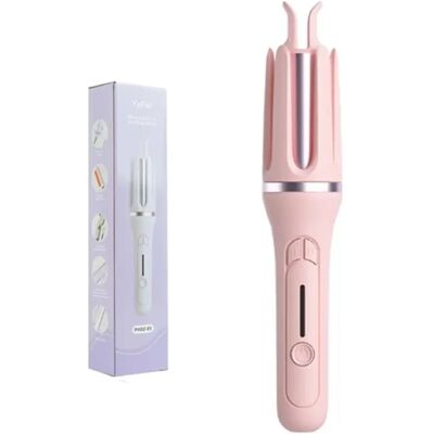 INF Fer à friser automatique (prise EU) - Fer à boucler 32mm pour des ondulations sans effort Rose - Publicité INF Fer à friser automatique (prise EU) - Fer à boucler 32mm pour des ondulations sans effort Rose - Publicité
